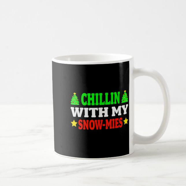 Funny Christmas Kids Christmas Pajamas Girls Boys  Coffee Mug (Right)