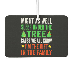 Funny Christmas Kids Christmas Pyjamas Girls Boys Car Air Freshener