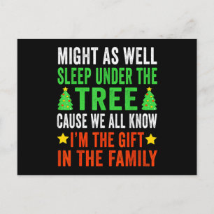 Funny Christmas Kids Christmas Pyjamas Girls Boys Postcard