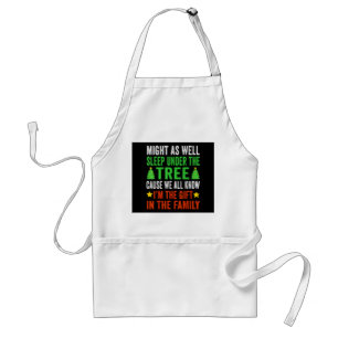 Funny Christmas Kids Christmas Pyjamas Girls Boys Standard Apron