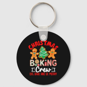 Funny Christmas King Crew King Christmas Cookie  Key Ring