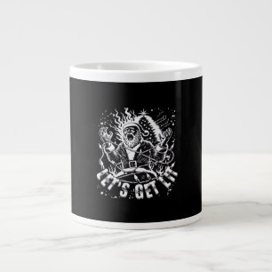 Funny Christmas Let's Get Lit Party Classic Large Coffee Mug