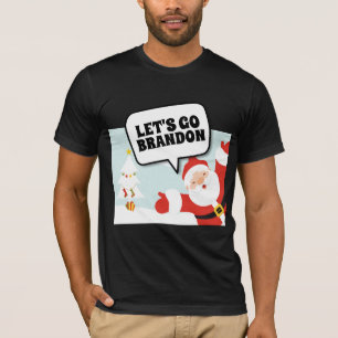 FUNNY CHRISTMAS "LET'S GO BRANDON" T-SHIRTS TEES