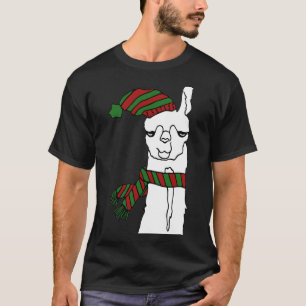 Funny Christmas Llama Cute Llama T-Shirt