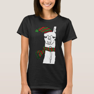 Funny Christmas Llama Cute Llama T-Shirt