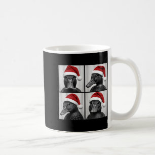 Funny Christmas Mallard Duck Santa Photo Booth Coffee Mug
