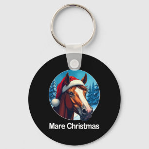 Funny Christmas Mare Horseck Riding Horse Lover Eq Key Ring