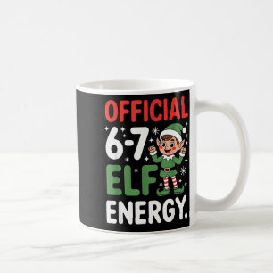 Funny Christmas Meme 6-7 67 Elf Energy Humor Outfi Coffee Mug
