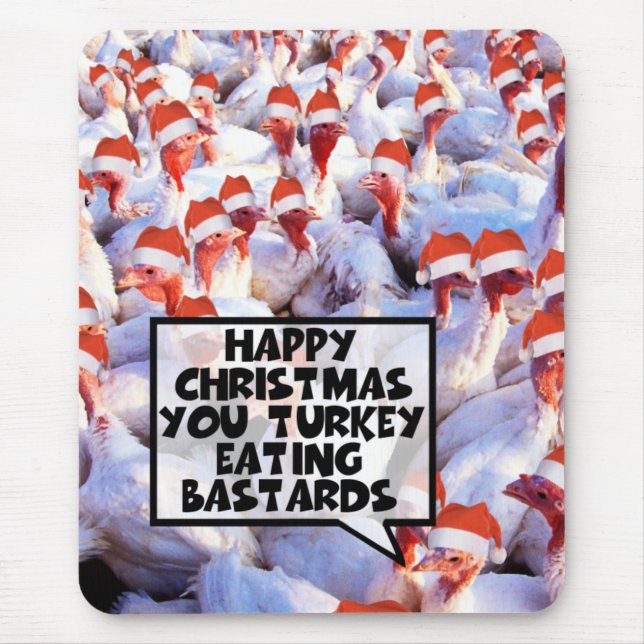 Funny Christmas Mouse Pad (Front)