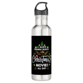 Funny Christmas Movie , Christmas Movies 710 Ml Water Bottle