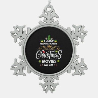 Funny Christmas Movie , Christmas Movies Snowflake Pewter Christmas Ornament
