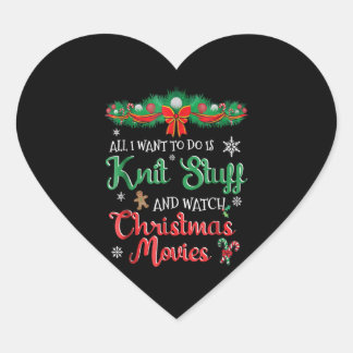 Funny Christmas Movie Heart Sticker
