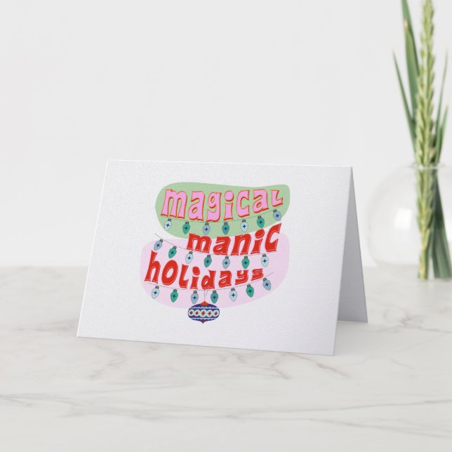 Funny Christmas Movies Channel Holiday Mug Card (Front)