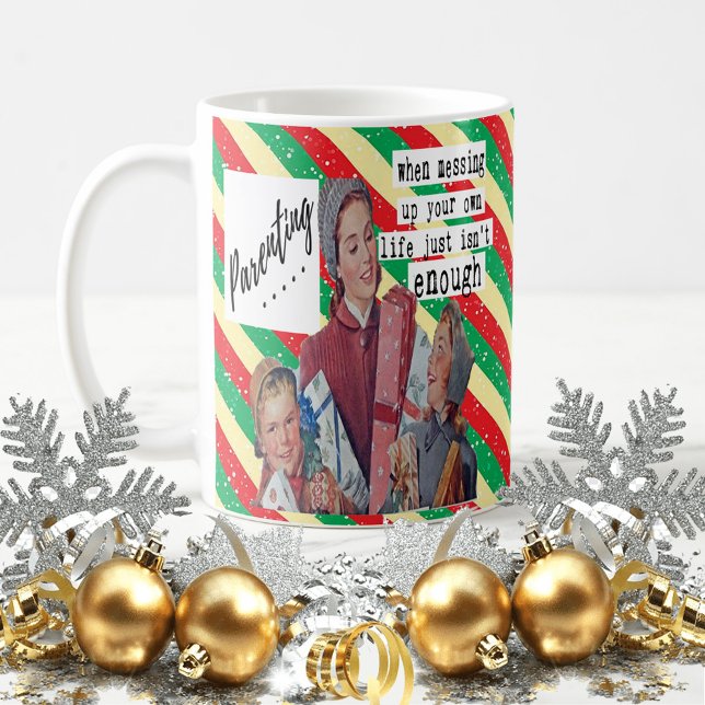 Funny Christmas Mug Best Friend "Parenting..." (Creator Uploaded)