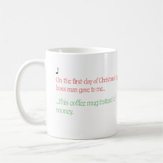 Funny Christmas Mug Employee Gift