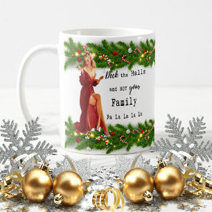 Funny Christmas Mug Her Woman Best Friend Sassy