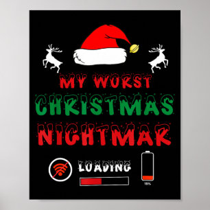 Funny Christmas My Worst For Gamers  Poster