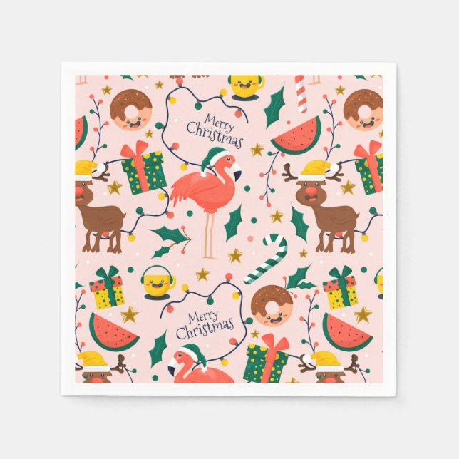 Funny Christmas Napkin (Front)