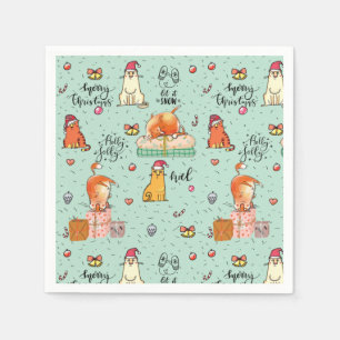 Funny Christmas Napkin