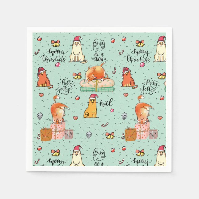 Funny Christmas Napkin (Front)