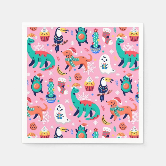 Funny Christmas Napkin (Front)