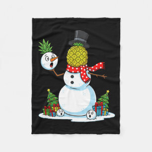 Funny Christmas Ne Snowman Xmas Mens Womens Kids  Fleece Blanket