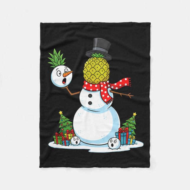 Funny Christmas Ne Snowman Xmas Mens Womens Kids  Fleece Blanket (Front)
