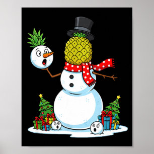 Funny Christmas Ne Snowman Xmas Mens Womens Kids Poster