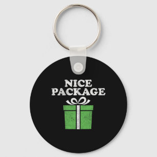 Funny Christmas Nice Package Retro Ugly Party Adul Key Ring