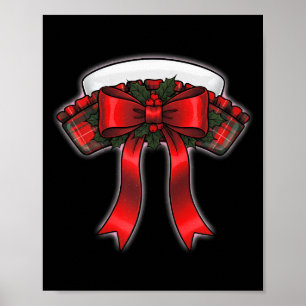 Funny Christmas Nurse Nursing Cap Women Girls  Poster