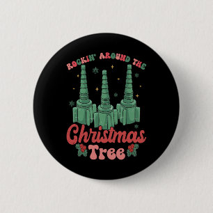 Funny Christmas Nurse Respiratory Therapist Christ 6 Cm Round Badge