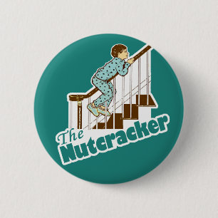 Funny Christmas Nutcracker 6 Cm Round Badge
