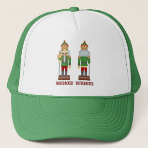 Funny Christmas Nutcracker Buttcracker Humourous Trucker Hat