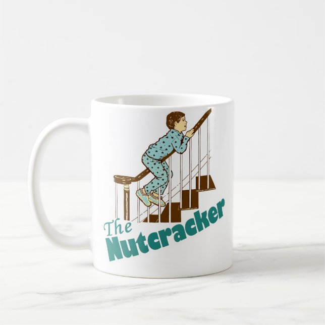 Funny Christmas Nutcracker Coffee Mug (Left)