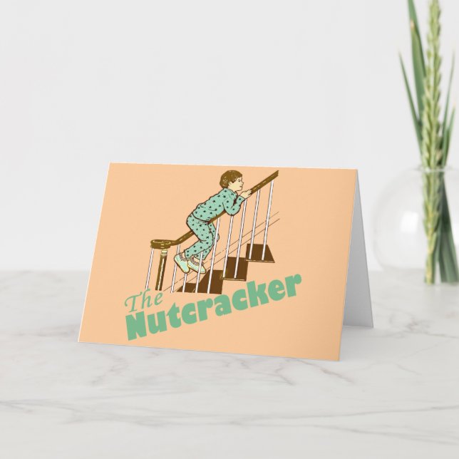 Funny Christmas Nutcracker Holiday Card (Front)