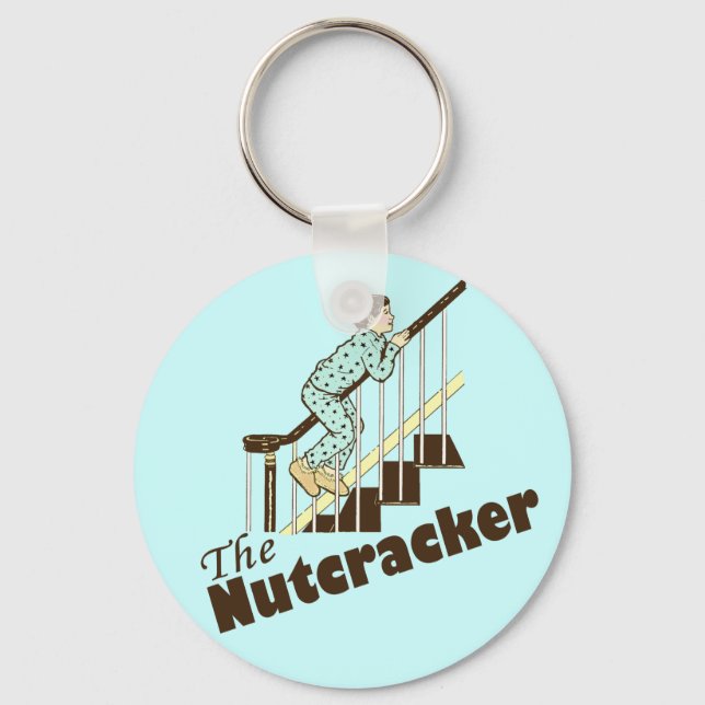 Funny Christmas Nutcracker Key Ring (Front)