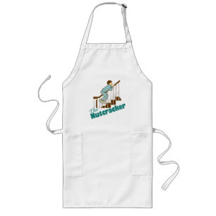 Funny Christmas Nutcracker Long Apron
