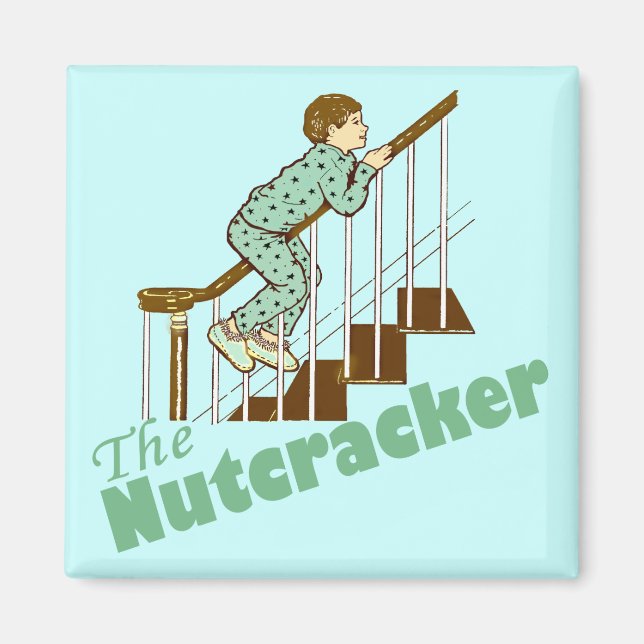 Funny Christmas Nutcracker Magnet (Front)