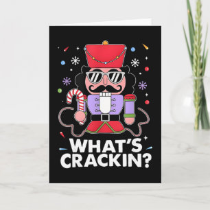 Funny Christmas Nutcracker Men Kids Teen Boys What Card