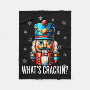 Funny Christmas Nutcracker Men Women Nutcrackers X Fleece Blanket