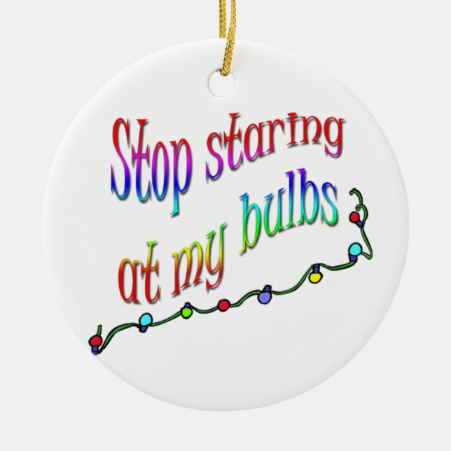 Funny Christmas Ornament (Front)