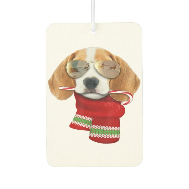 Funny Christmas Ornament | Christmas tree decor Car Air Freshener (Front)