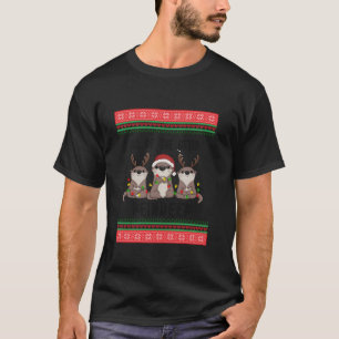 Funny Christmas Otters Cute All of the Otter Reind T-Shirt