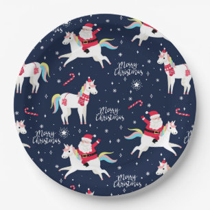 Funny Christmas Paper Plate