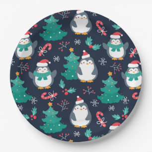 Funny Christmas Paper Plate