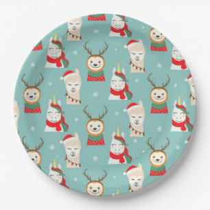 Funny Christmas Paper Plate