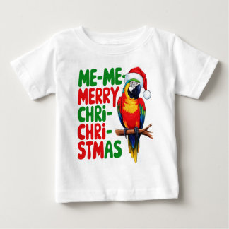 FUNNY CHRISTMAS PARROT BABY T-Shirt