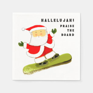 Funny Christmas Party Napkin