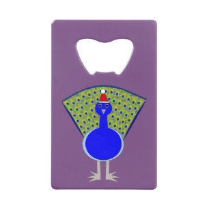 Funny Christmas Peacock