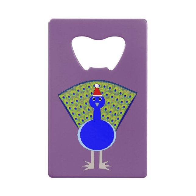 Funny Christmas Peacock (Front)